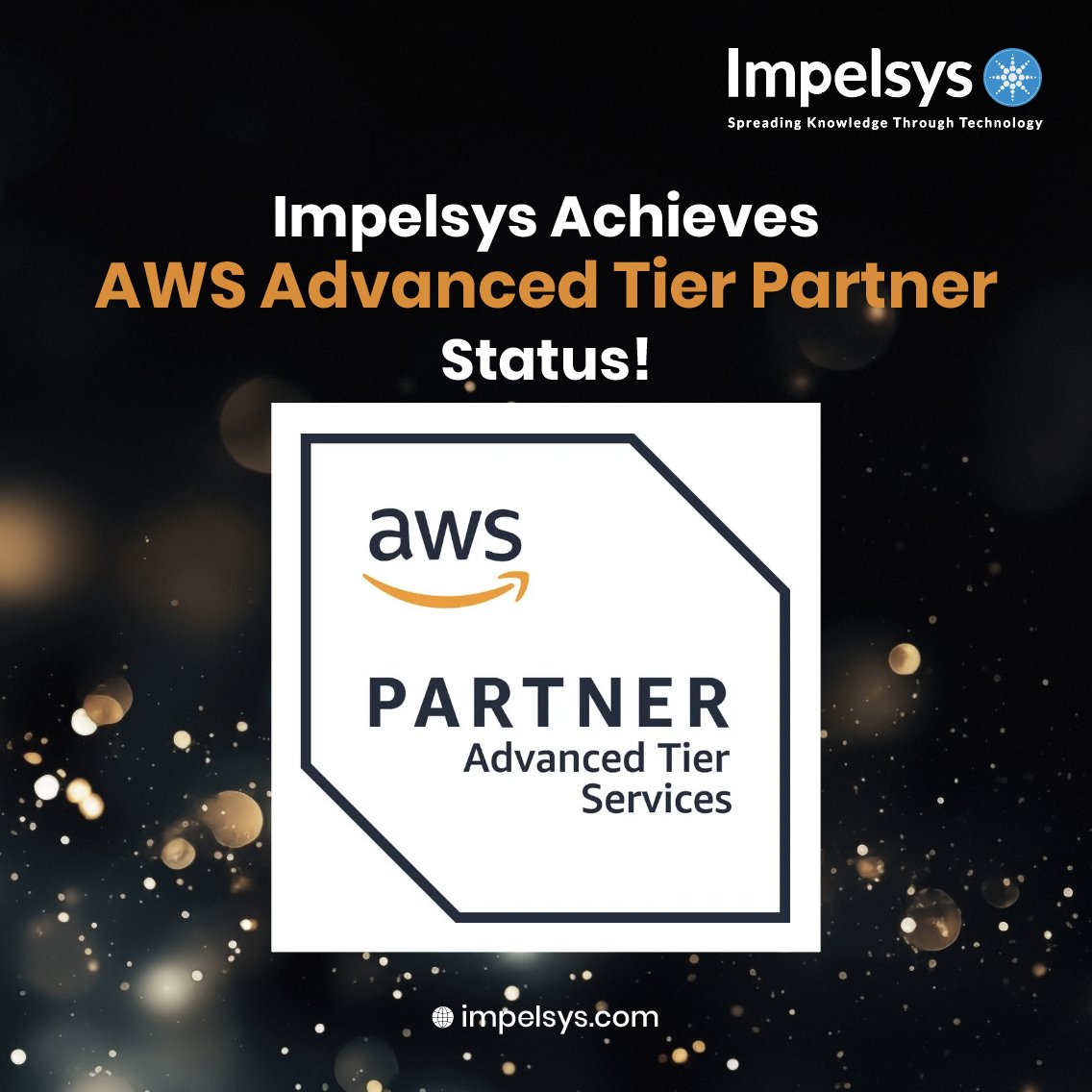 News Alert!
#Impelsys is absolutely thrilled to announce our elevation to #AWSAdvancedTierPartner Status!
Kudos to our cloud team led by Sripad K.B., and ably supported by Aayush Bhatt and Manoj Kumar M R for this remarkable achievement!

#AWSpartner #CloudServices #AWScloud