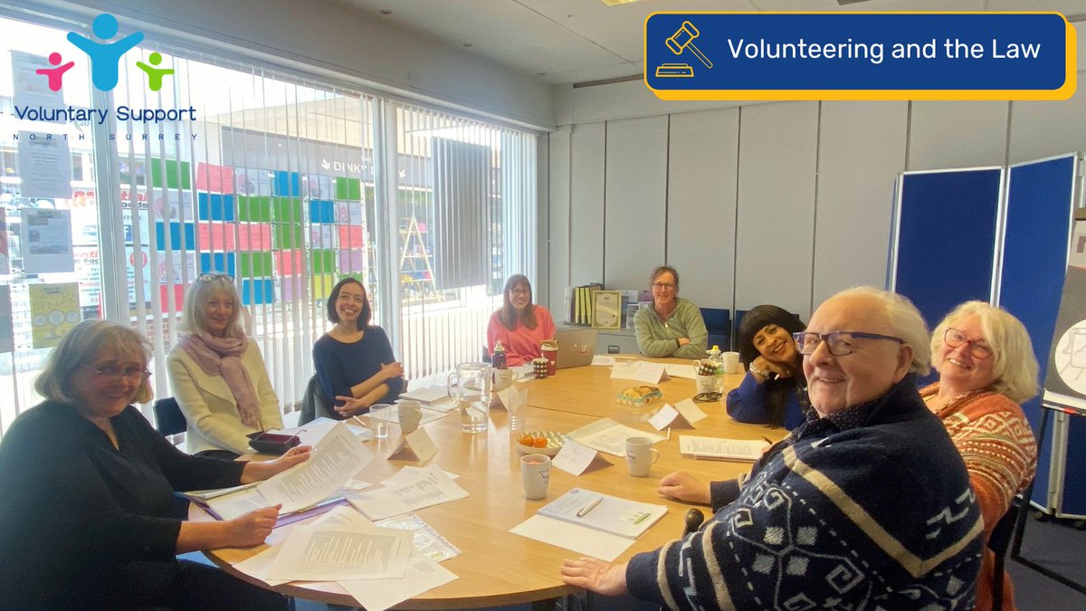 📚 Great to see local groups in North Surrey this afternoon taking part in our Volunteering & the Law training session led by our Deputy CEO, Alison! It's crucial to understand the legal aspects of volunteering 🙌