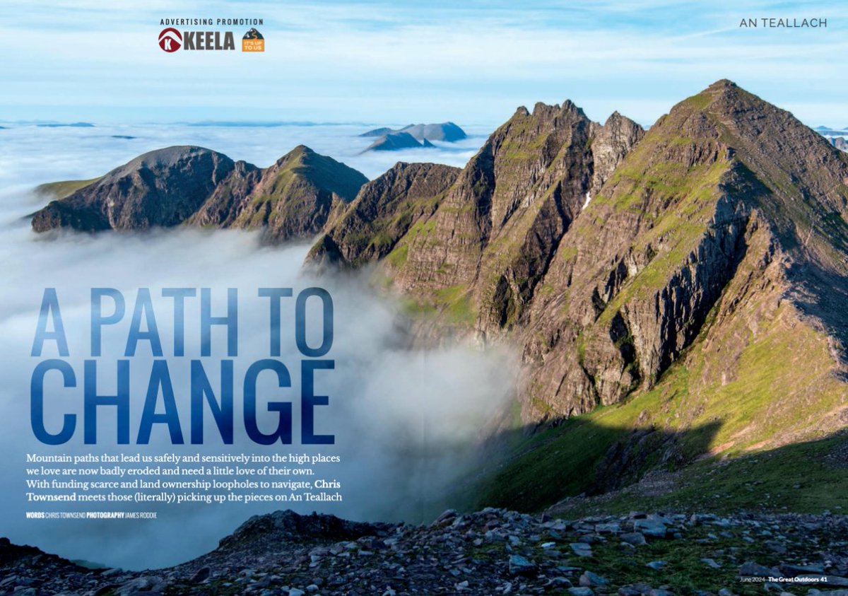 Have you spotted the It's Up to Us feature in the latest issue of @TGOMagazine? 📸: James Roddie/TGO
