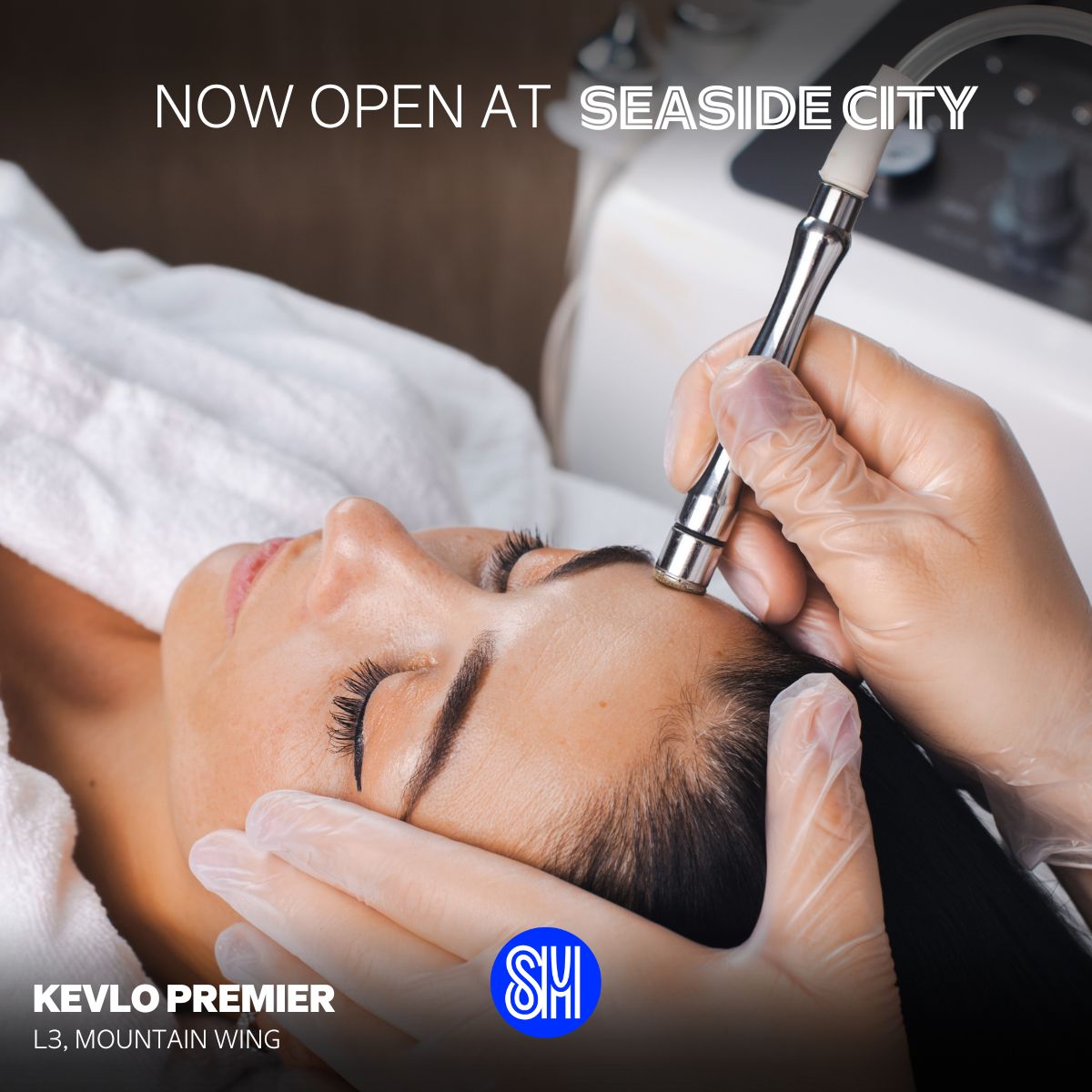 ✨ What's New at Seaside City ✨ KEVLO PREMIER is NOW OPEN! 🤩 Discover the ultimate path to radiant, healthy skin and get that glow at KEVLO! Visit them at the Third Level, Mountain Wing today! ✨ #EverythingsHereAtSM #AWorldOfExperienceAtSM