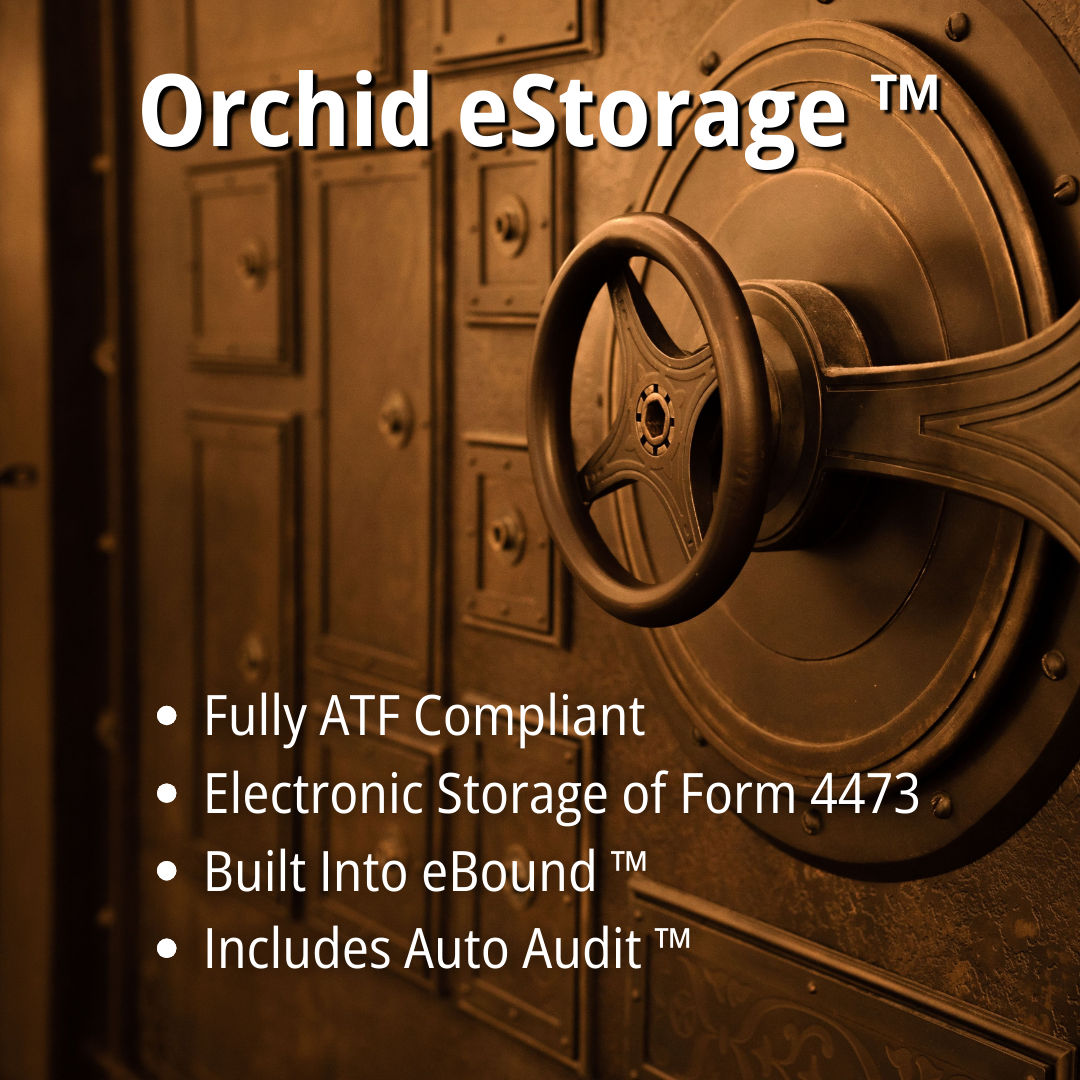 Save time, money, and headaches with Orchid eStorage. ATF compliant, electronic document storage built directly into Orchid eBound. No 3rd party integrations required 🙌 #2a #firearms #compliance #ecommerce #pointofsale #payments 

orchidadvisors.com/orchid-launche…