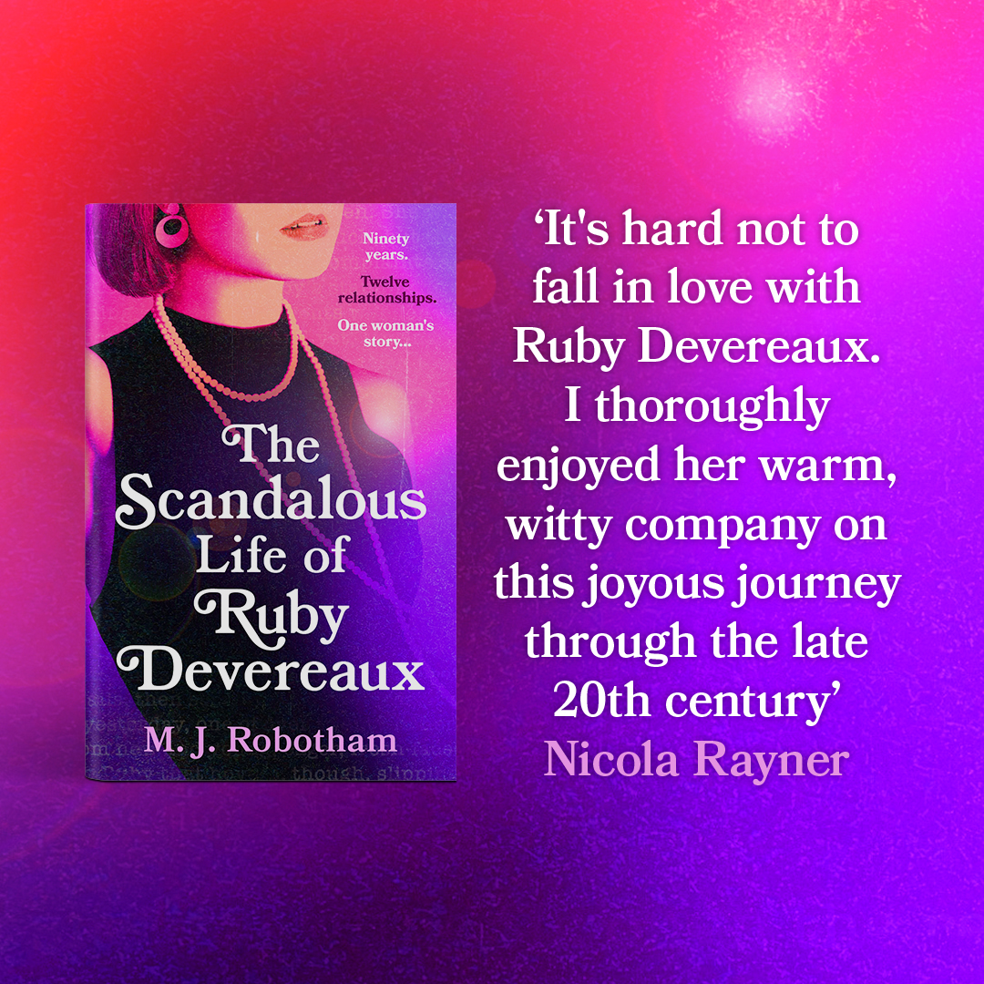 Everyone knows Ruby D's books, but nobody knows her story... until now. Has she revealed all of her secrets? 

Find out in #TheScandalousLifeOfRubyDevereaux by @mandyrobothamuk, out now in hardback and ebook! 
amzn.eu/d/bZLCJv7