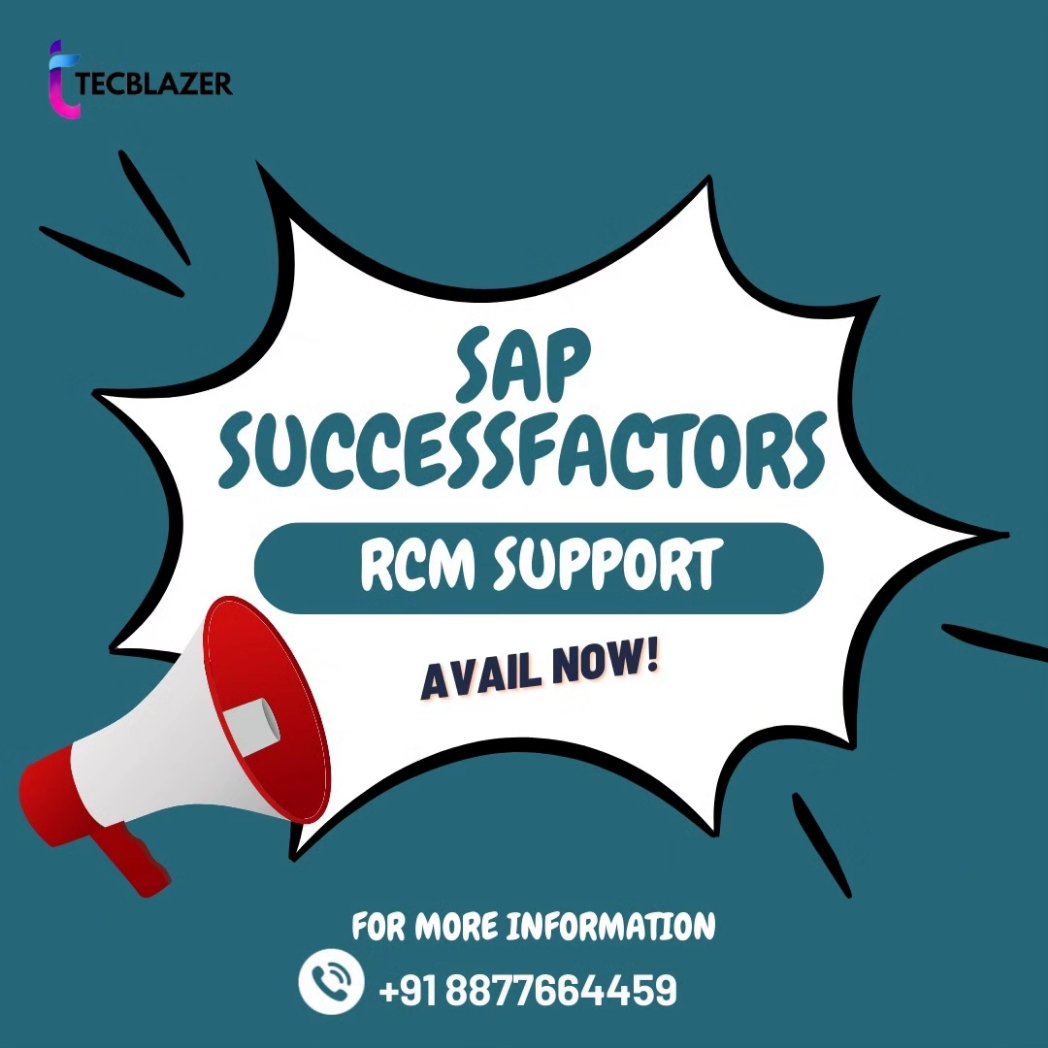 Unlock the power of SAP SuccessFactors RCM with Training Tomb Institute's expert training and support. Elevate your recruitment game and discover top talent seamlessly. #HRTraining #SAPSuccessFactors #RecruitmentExcellence