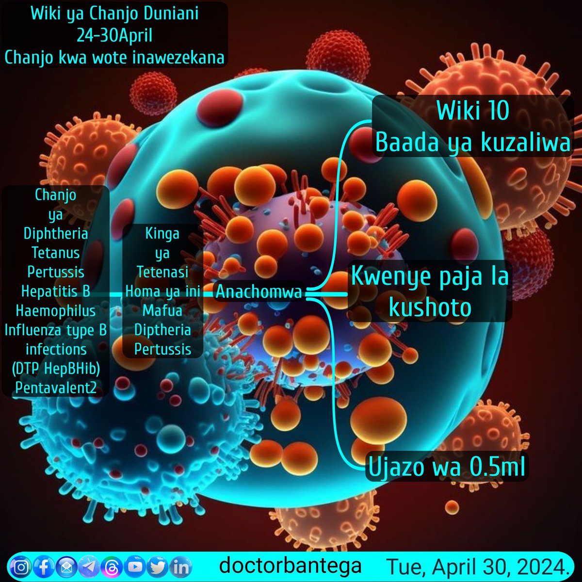 🩺 #diphtheria #pertusis #tetanus #hepatitis #influenza #pentavalent2 #vaccine #health #afya #vaccination #immunization