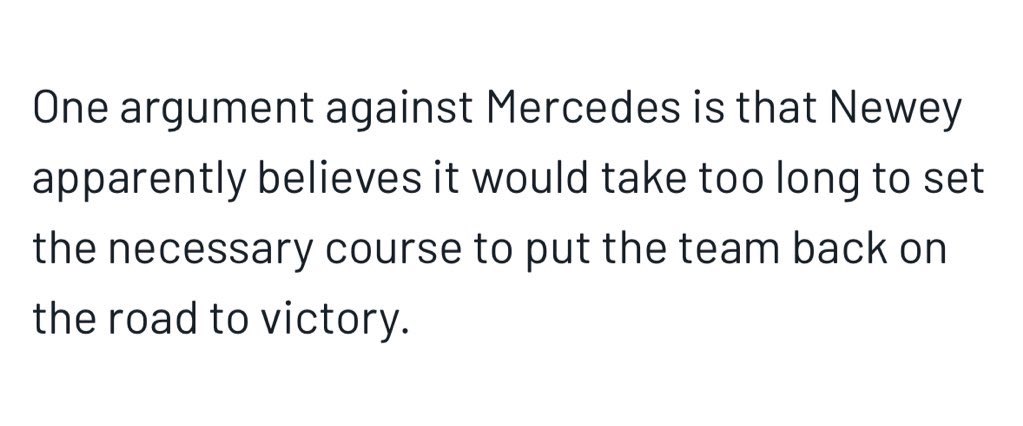 Mercedes has somehow managed to do the unthinkable - build a car that even Adrian Newey doesn’t want to fix.