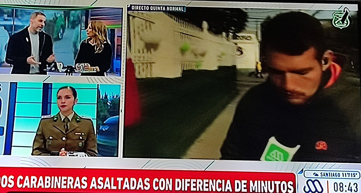 Muy preocupante que dos funcionarias de carabineros fueron asaltadas en diferentes calles, una a continuación de la otra. Lo mismo que el Carabinero anterior. ¿Están asaltando a Carabineros de civil, sabiendo su Identidad y ruta de desplazamiento?