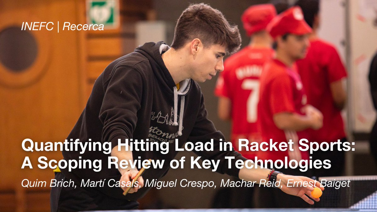 inefcat's tweet photo. 🗞️ ARTICLES | "Quantifying Hitting Load in Racket Sports: A Scoping Review of Key Technologies"

📚 @Human_Kinetics

🖋 Quim Brich, @CasalsTMarti, Miguel Crespo, Machar Reid, @ErnestBaiget 

➡️ https://t.co/15VgP4l8XP

#SomINEFC #RecercaINEFC #SportScience #GRCEIB #tennis https://t.co/LRQtW6Bt3S