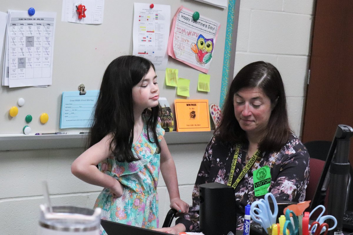 Thomas Grover Middle School (@tgmsjags) on Twitter photo Take Your Child to Work Day at Grover was very busy and very fun for Mrs. Warn and her daughter, Josephine! Thanks to all who came to visit us - goooo JAGS! <a href="/JonDauber/">Jon Dauber</a> <a href="/MrMalakates/">Evangelos Malakates</a> <a href="/mmw314/">Minelly Mercado-Walter</a> <a href="/TGMSJags/">Thomas Grover Middle School</a> #wwprsd <a href="/WWP_Schools/">WW-P School District</a> Take Your Child to Work Day at Grover was very busy and very fun for Mrs. Warn and her daughter, Josephine! Thanks to all who came to visit us - goooo JAGS! <a href="/JonDauber/">Jon Dauber</a> <a href="/MrMalakates/">Evangelos Malakates</a> <a href="/mmw314/">Minelly Mercado-Walter</a> <a href="/TGMSJags/">Thomas Grover Middle School</a> #wwprsd <a href="/WWP_Schools/">WW-P School District</a>