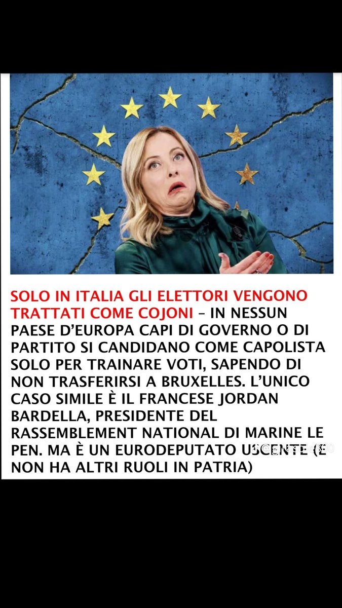 La legalità quale sarebbe @FrancoBechis candidarsi per europee per non andare al Parlamento europeo truffando gli elettori come da  nessun'altra parte al mondo . Pretendere che i cittadini la rispettino ha ragione @petergomezblog @tagadala7 #tagadala7