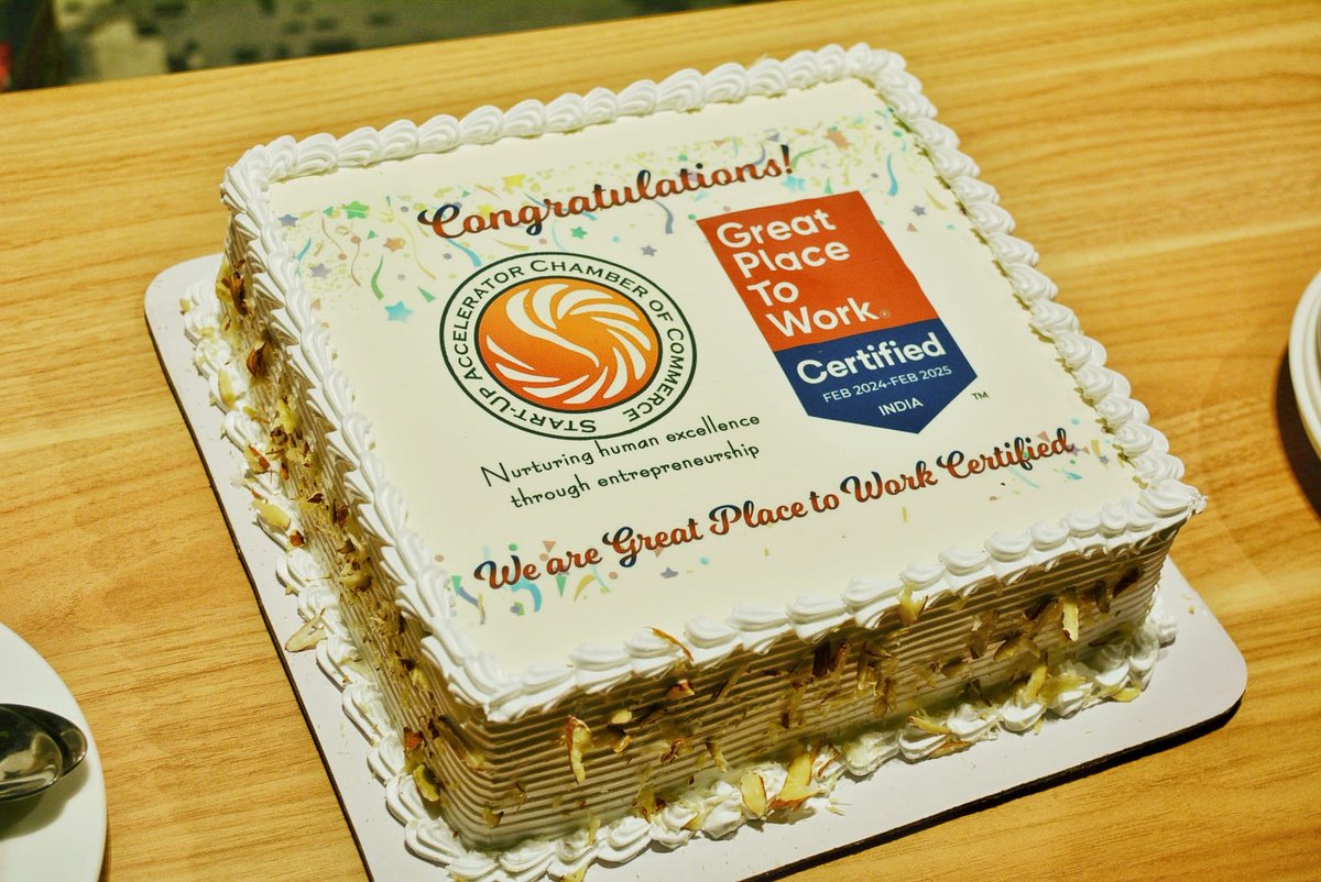 saccindia's tweet photo. Celebrate #SACCIndia's recognition as a #GreatPlacetoWork! With pride,Mr. Manipal Dhariwal, Co-Founder & CEO of Netsmartz Group and President of SACC India, praised the team's #dedication. Amid cheers, gratitude and camaraderie, the event showcased SACC India's vibrant #spirit. https://t.co/dT00fUBexL