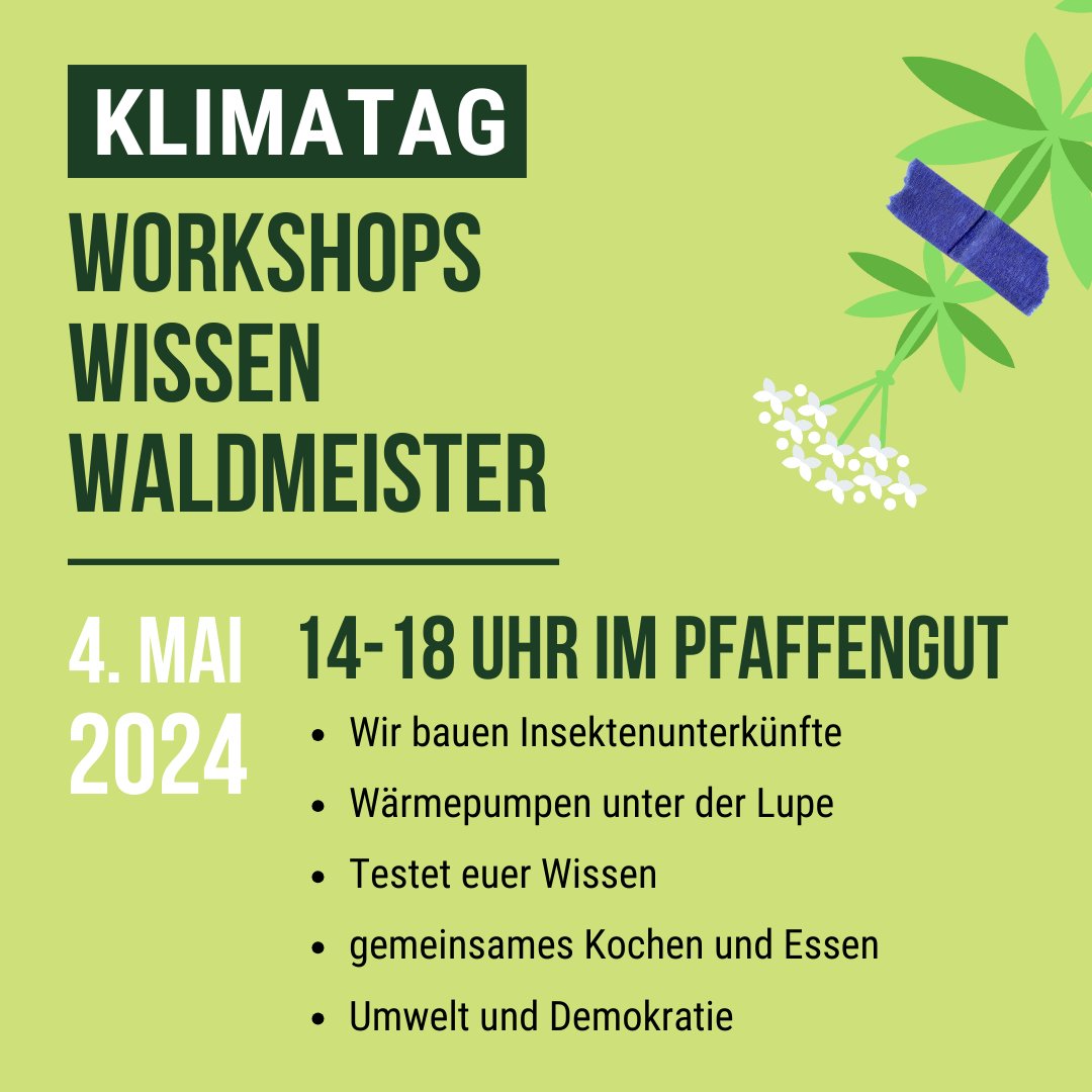 Das 'vogtländische Klimanetzwerk'  lädt ein. Am 4.Mai 2024 im 'Pfaffengut' Plauen.