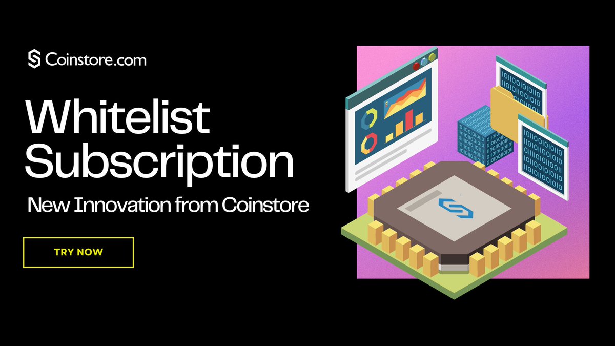 Elevate your crypto game with Coinstore's Whitelist subscription! Trade regularly to snag Whitelist tickets and secure your spot in upcoming IEOs. Don't wait, start trading today!
Read more: tinyurl.com/yckrvncj

 #Whitelist #IEO #Coinstore