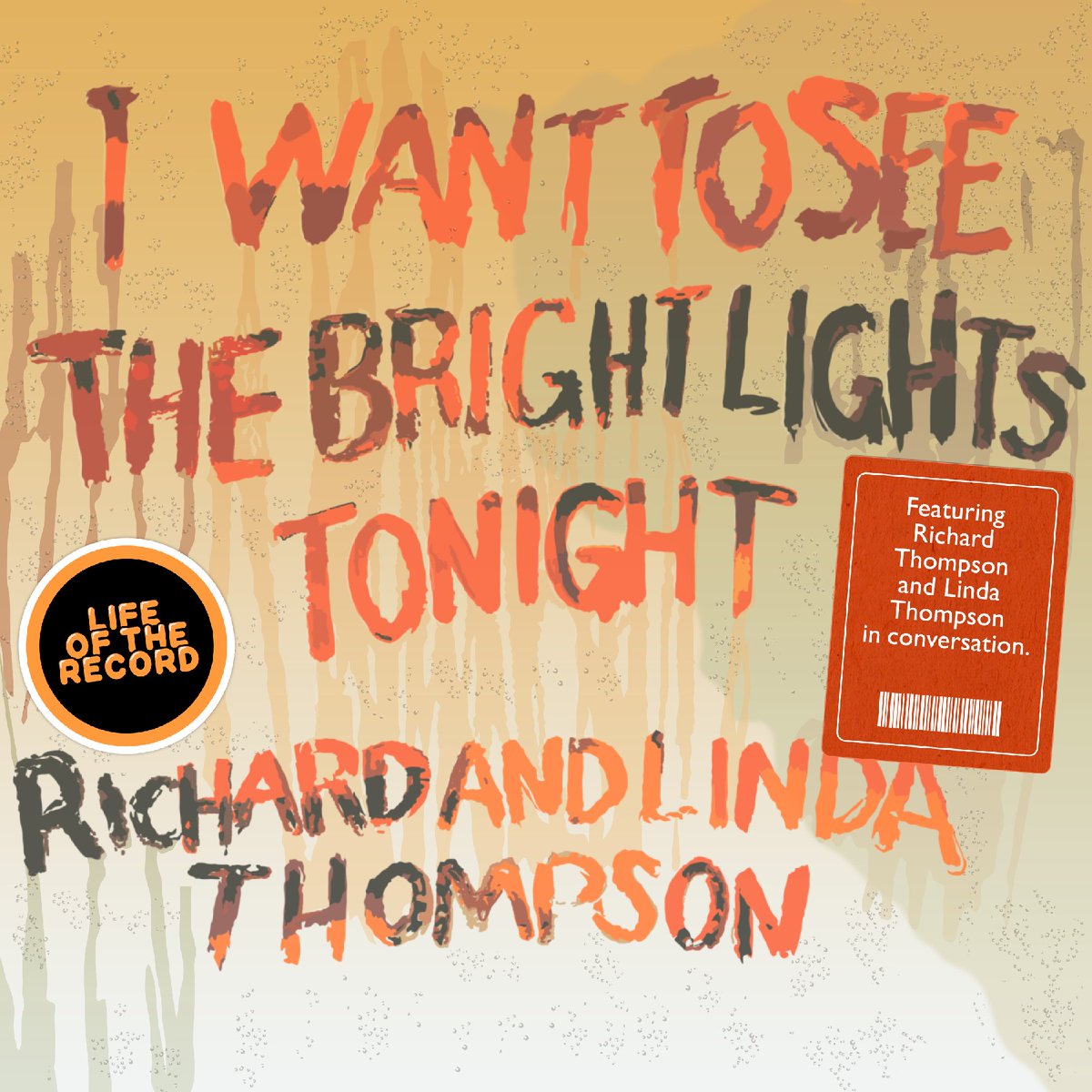For the 50th anniversary of I WANT TO SEE THE BRIGHT LIGHTS TONIGHT, we spoke to Richard Thompson and Linda Thompson about how it was made. Leaving Fairport, becoming a duo, recording cheaply and a shared love of bleak songs in the folk tradition. Listen: lifeoftherecord.com/#/richard-lind…