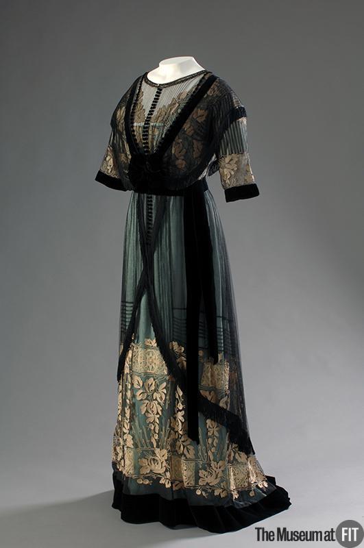 When I'm scheming, I'll wear this all the time. #frockingfabulous #fashionhistory by Madame Percy,  c.1910. Via the Museum at FIT.