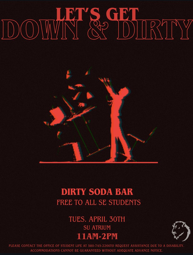 📷 Stress-Free Zone - Day 2 - Tuesday (Apr 30): Join us for a Dirty Soda Bar in the Student Union Atrium from 11am-2pm. #StudentLife #SESpirit #SEVibe #DoYouSe? #Campuslife #StudentEngagement #TexomasUniversity #ExpereinceSE #SELegacy #stressfreezone
