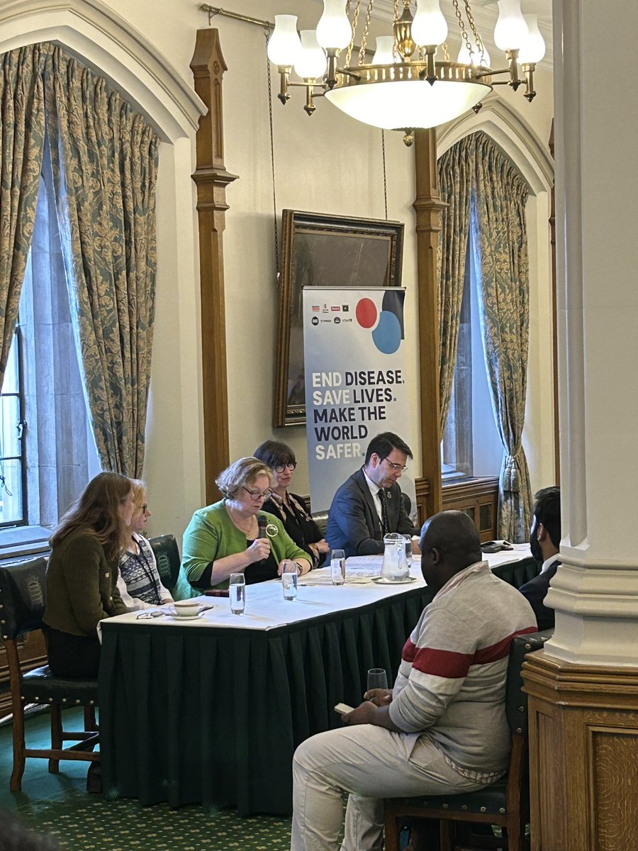 Attending the @APPGVaccination event to commemorate World Immunisation Week with @resultsuk @UNICEF_uk @savechildrenuk @ONECampaign @malarianomoreuk @Dr_PhilippaW chairing the event