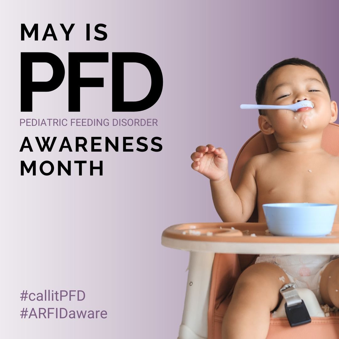 In addition to May being Better Speech, Hearing, and Swallowing Month, it is also Pediatric Feeding Disorder Awareness Month! To learn more about PFD & how to get involved, visit this website: feedingmatters.org/pfd-awareness-… @FeedingMatters @PurdueHHS @PurdueSLHS #callitPFD #ARFIDaware