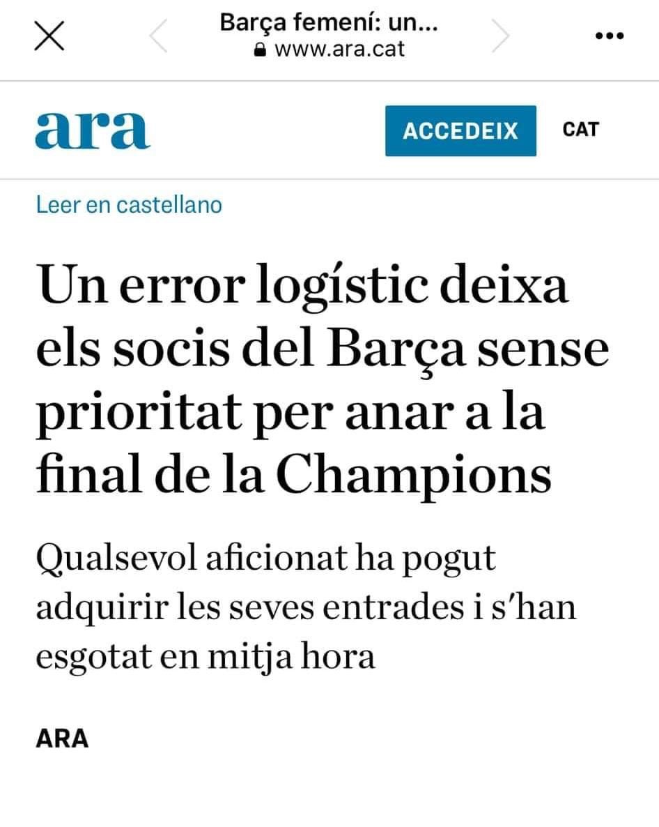 CrespoDani's tweet photo. Prioritat als socis. 
I una merda. https://t.co/IicdK3ViMH