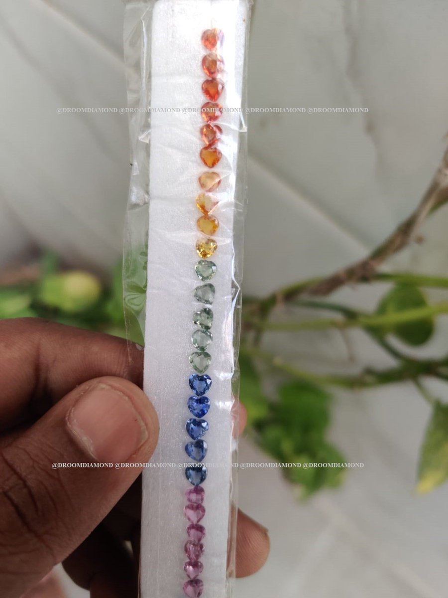 RadheGems's tweet photo. 4.0 MM Heart Shape Rainbow color Sapphire set

#loosestone #rainbowsapphire #heartstone #multisapphire #loosesapphire #heartgems #gemstones #gemstonering #gemstonejewelry #sapphirering #sapphirejewelry #jewelrydesigner #jewelrymaking #handmadejewelry #finejewellery #vintagejewel https://t.co/3xKU9cVLaK