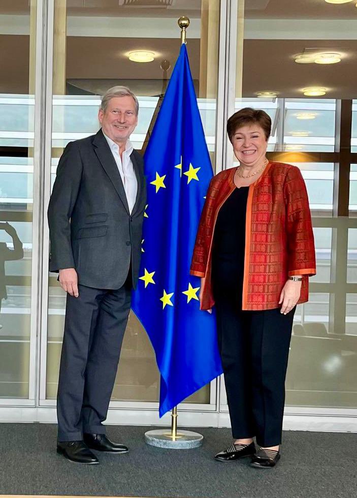 Great, as always, to see commissioner @JHahnEU. We discussed outcomes from yesterday’s EU budget conference. The EU budget can play a vital role in supporting European cohesion to tackle the green transition and other pressing regional and global challenges.