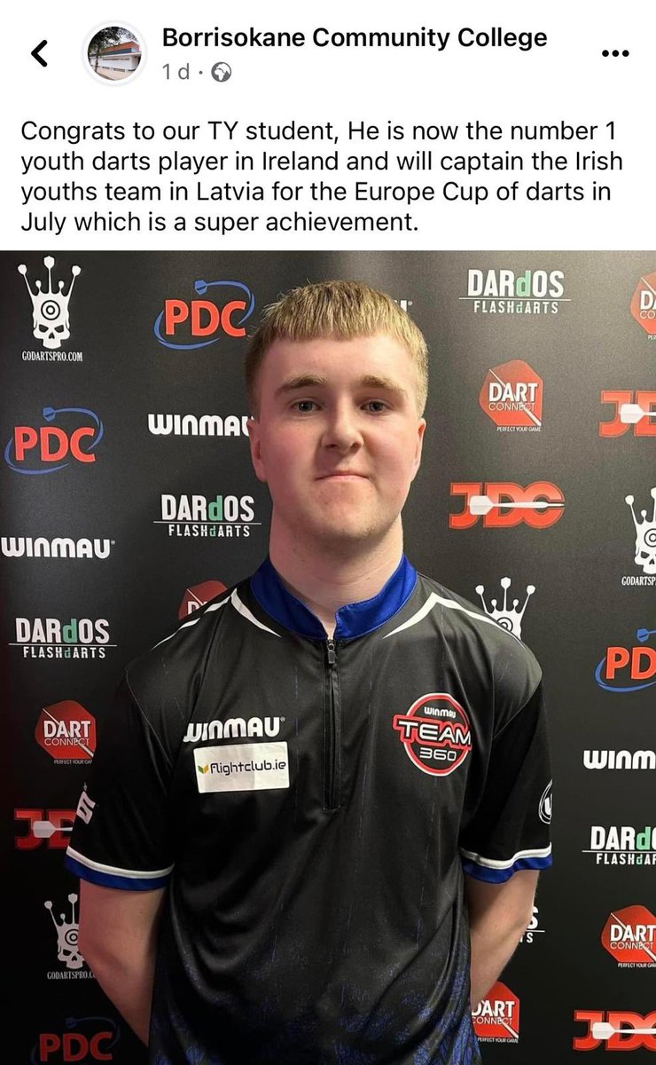 Well done Aidan o’ Hara 👏 What a great achievement!