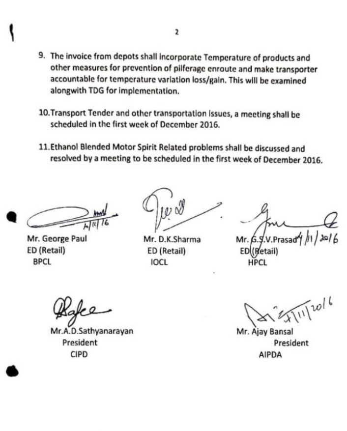 nr_alva's tweet image. #IncreasePetroDealerMargin
#PracticeAndPreach
#ModiKiGuarantee
Good Evening Sir!
Ok, Let's assume that Congress and BRS are synonymous with corruption, lies and deceit. All OMC EDs signed the commitment letter in 2016 (BJP regime) and didn't increase our Margin. How to see this?