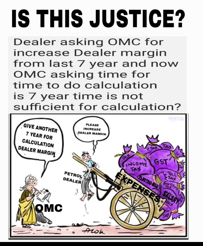 nr_alva's tweet image. #IncreasePetroDealerMargin
#PracticeAndPreach
#ModiKiGuarantee
Good Evening Sir!
Ok, Let's assume that Congress and BRS are synonymous with corruption, lies and deceit. All OMC EDs signed the commitment letter in 2016 (BJP regime) and didn't increase our Margin. How to see this?