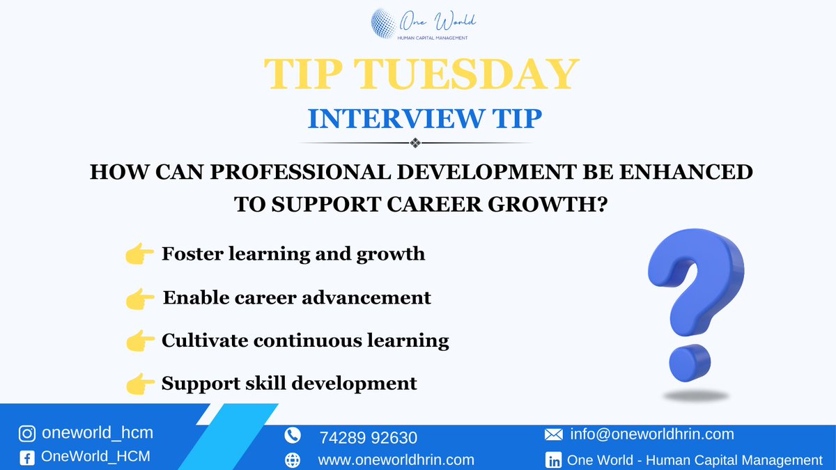 OneworldHCM's tweet photo. EmpowEmpower Your Career: Elevating Professional Development Strategies
#oneworld #professionaldevelopment #careergoals #careergrowth #skilldevelopment #fosterlearning #learning #hr #humanresources #humanresourcesmanagement #hrprofessional #hrskills #hrlife #careerdevelopment https://t.co/rJUjPYBrvm
