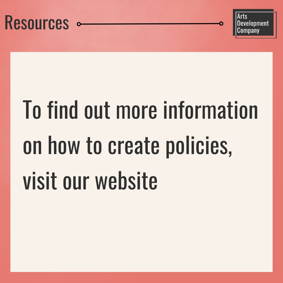 Dive into our latest blog post written by @ChristinaPoult to discover why creating policies isn't just about paperwork—it's about shaping your organisation's culture, protecting your team, and setting clear intentions. Read the full post here theartsdevelopmentcompany.org.uk/resources/how-…