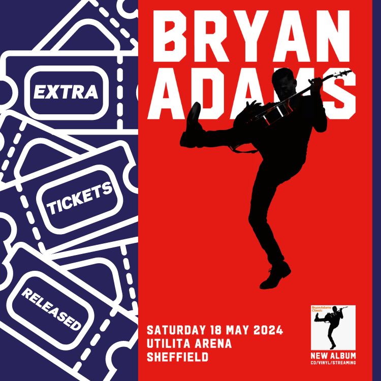 🎫 EXTRA TICKETS RELEASED 🎫 We've just released extra tickets for @bryanadams who joins us in just under 3 weeks 😋 Fancy joining us? Book here 👉zurl.co/gOib Already got your tickets? All info & running times here 👉zurl.co/FxxZ