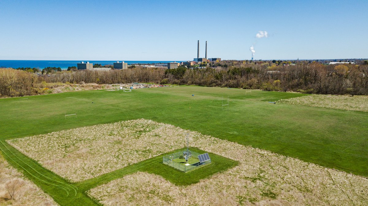 Drone photos from spring site visits across WNY! Cohocton (1), Warsaw (2), Grove (3), Oswego (4) #nysmesonet