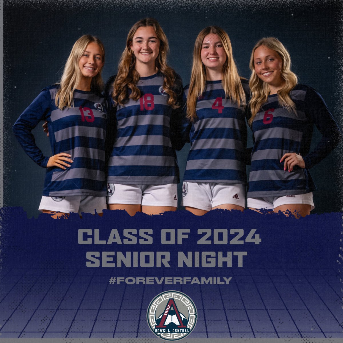 Very are excited to celebrate our 4 seniors tonight who have given up so much to FHC and the Girls Soccer Program. We are so lucky to have them! Be RARE! 

Ceremony will begin at 5:45pm with a 6:00pm kick off against Timberland.