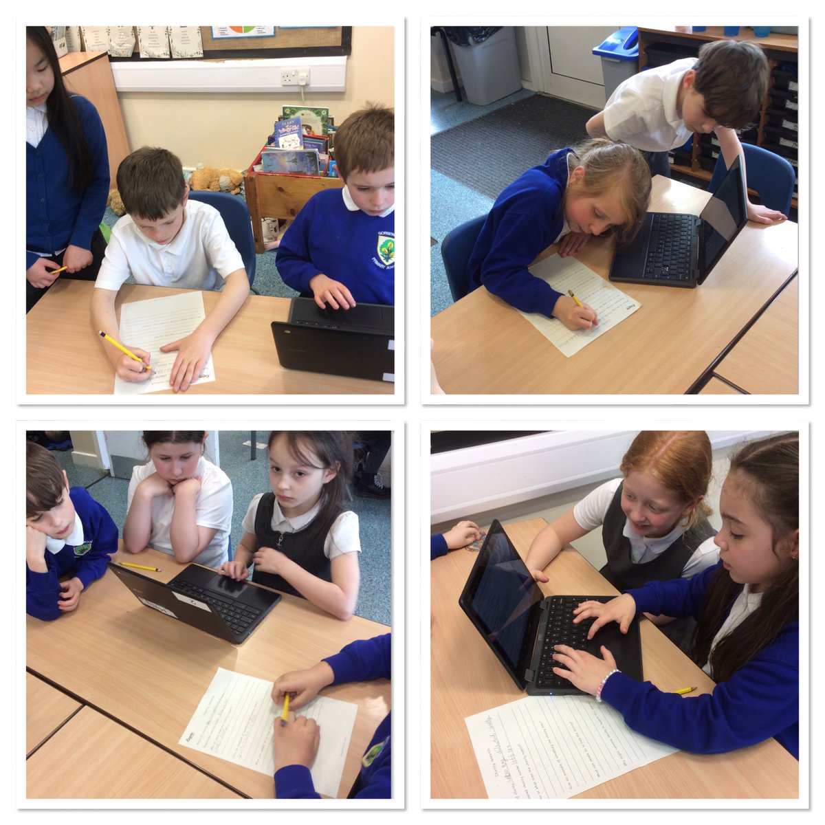 Year 3 have been researching local charities today! #GorsewoodPSHE