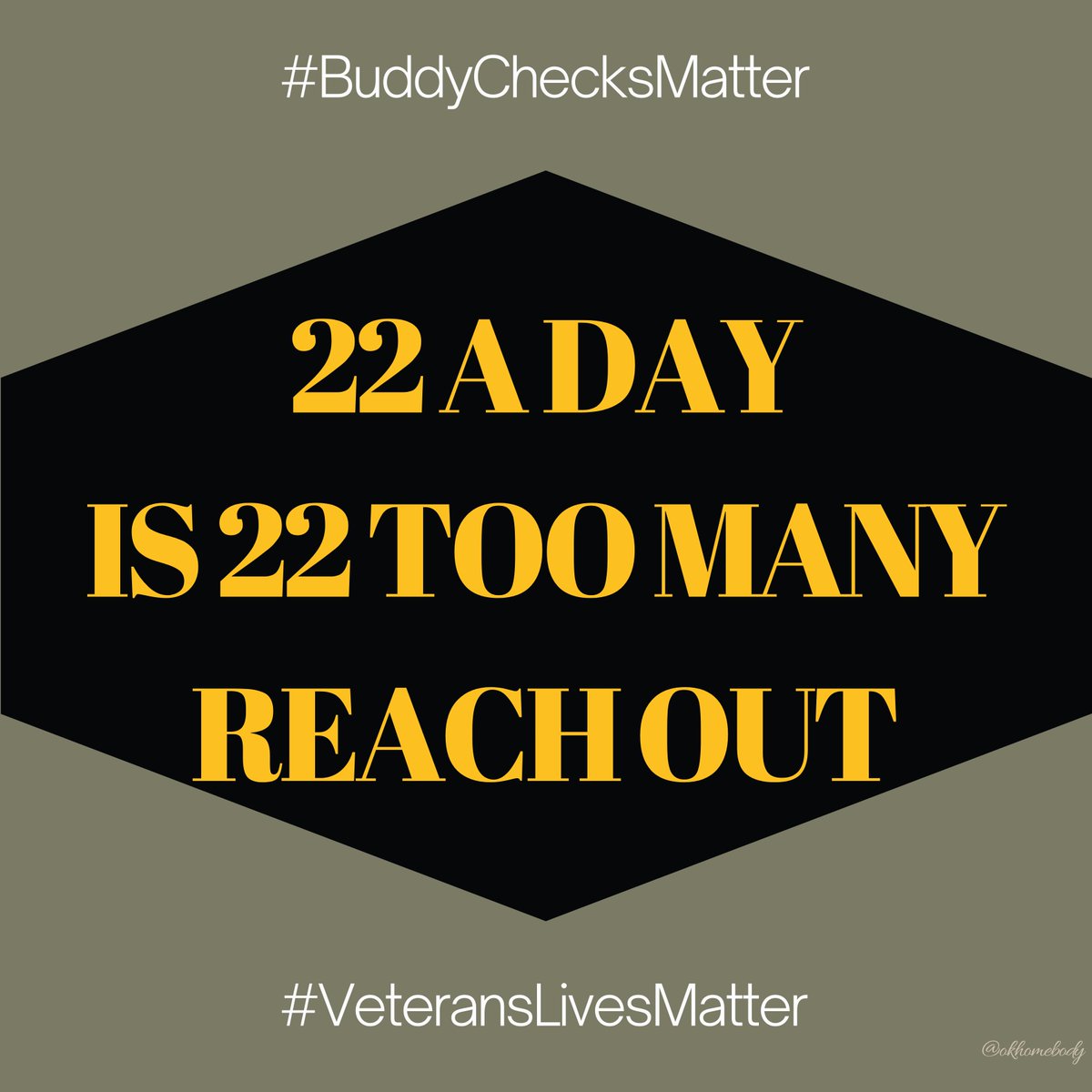 🇺🇸 #ThoughtfulTuesday #Buddy✅with #Veterans 🙏RH
❤️#BuddyChecksMatter because #VeteransLivesMatter❤️
⭐️ 🇺🇸 Repost #EndVeteranSuicide #988press1 🇺🇸⭐️
🇺🇸 @mil_vet17 @acls9_9 @stvwht @mmoyak ⭐️
🇺🇸 @cesheldon1 @USAVet_5 @DPatrioticvet⭐️
🇺🇸 @CombatDoc4 @FawnMacMT @SRecupero1776⭐️
🇺🇸