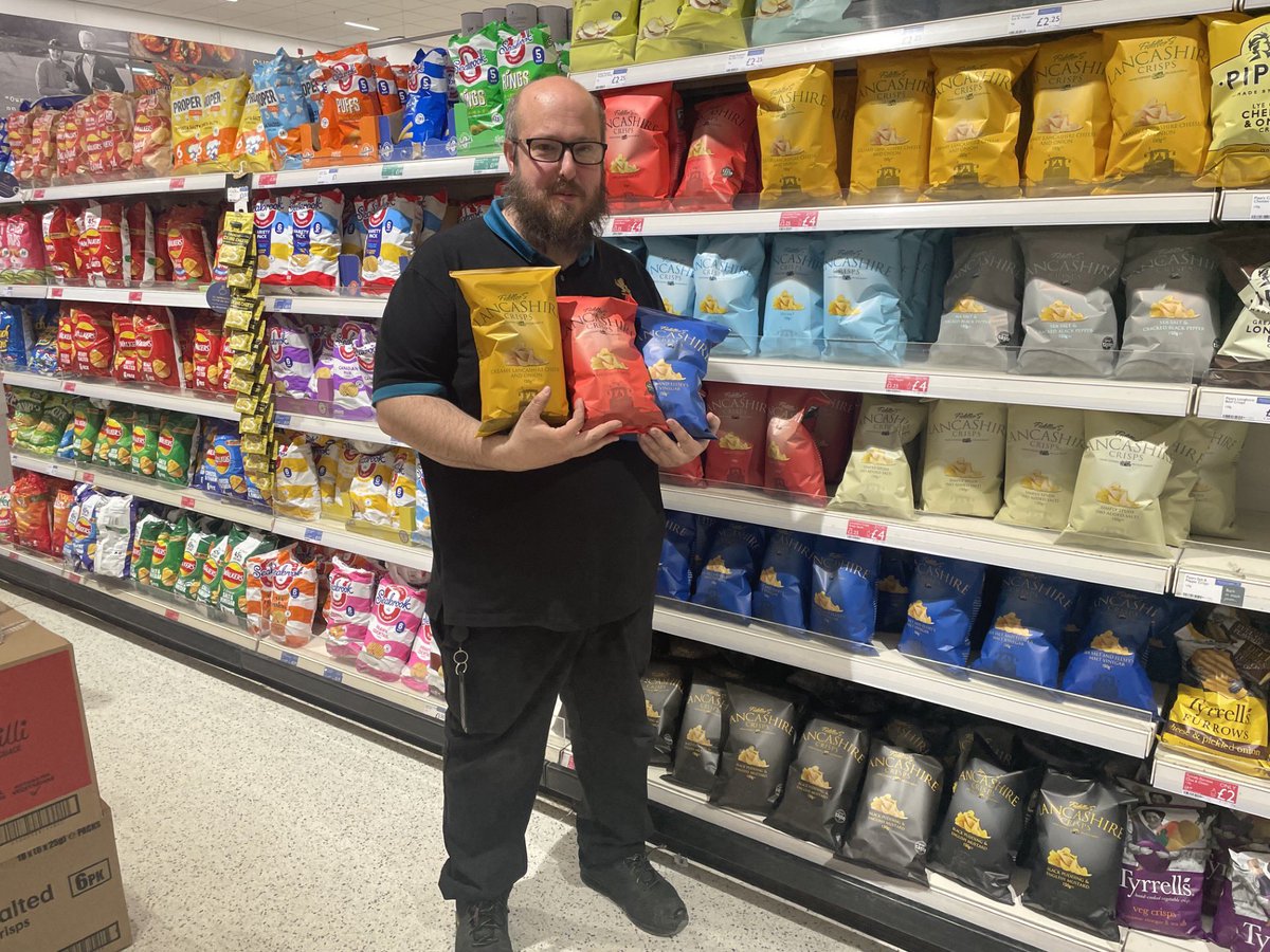 Andrew at Ulverston fancies some crisps! Which flavour should he choose? 🥔