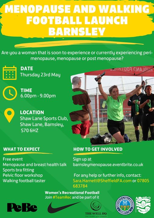 Delighted to be hosting this. #thisgirlcan #barnsley @BarnsleyCouncil @HWatchBarnsley @BarnsleyRUFC @barnsley1862 @BarnsleyRdClub @RedsRainbow