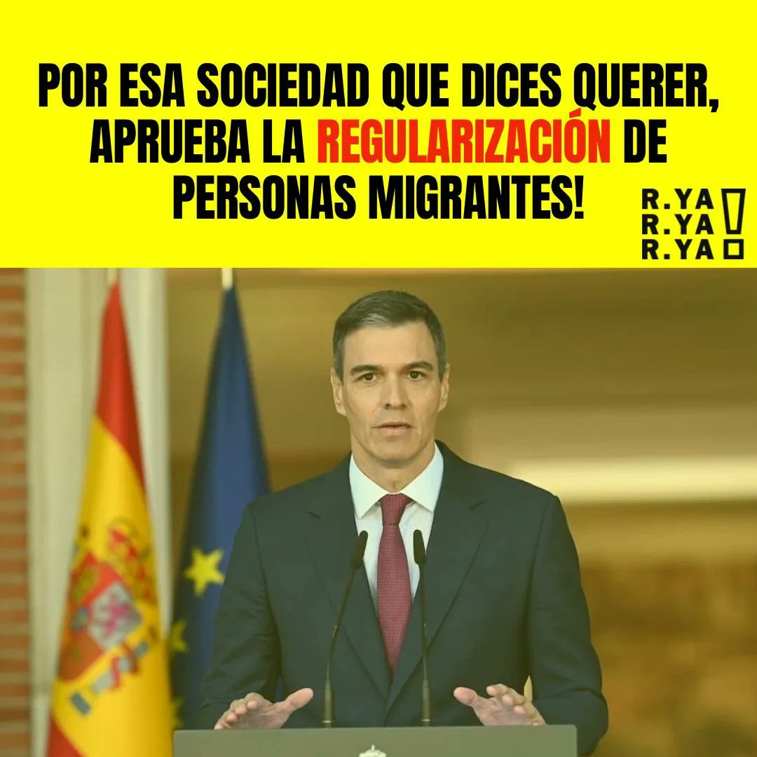 Las personas migrantes que quedan expuestas a los ataques directos de la ultraderecha, esperan con urgencia poder regularizar su situación administrativa. 
@sanchezcastejon, esta es una oportunidad histórica para poner en marcha la demanda de la #ILPRegularizacion 
#PedroSeQueda