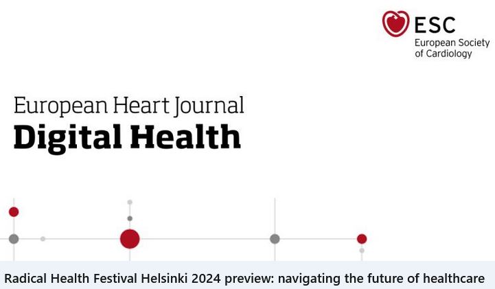 ‘It’s critical to be radical’
Can we achieve prevention & precision at scale?
Navigate the future of #cvcare at the upcoming Radical Health Festival in Helsinki 👉 academic.oup.com/ehjdh/advance-…
Join #RadicalHealth 21-23 May: radicalhealthfestival.messukeskus.com

#EHJDigital