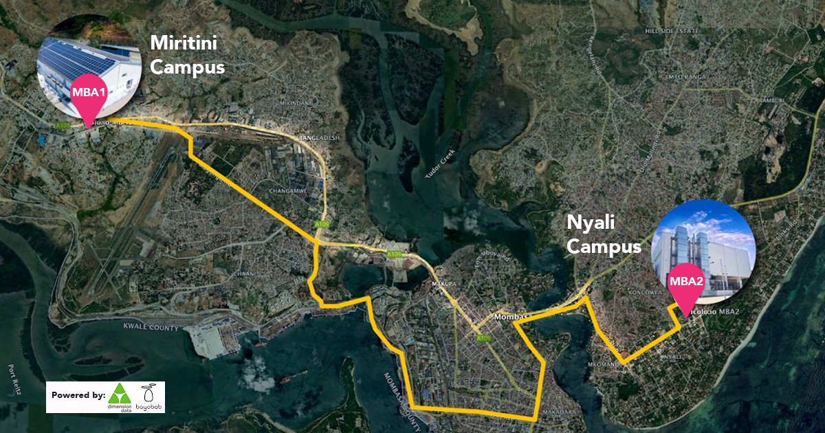 icoloio's tweet image. Through Dimension Data &amp;amp; Bayobab Kenya, iColo will provide connectivity between MBA1 in Miritini and MBA2 in Nyali via a campus cross-connect to achieve one seamless location on the Global Network Map allowing customers to access ecosystems in either campus.
#CampusCrossConnect