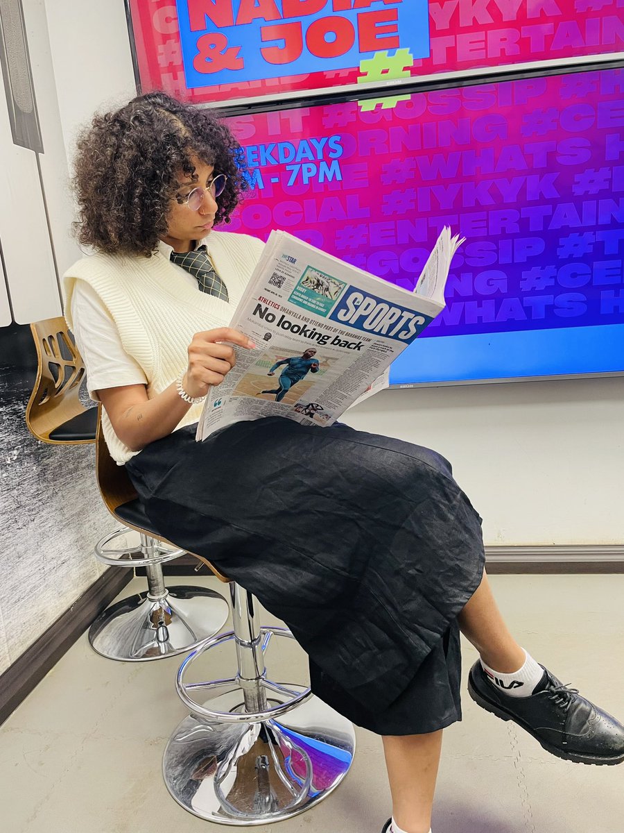 Kiss100kenya's tweet photo. We keep the Tuesday terrific with @itsnadiafavre
Add a sparkle with @thestarkenya newspaper #NadiaAndJoe https://t.co/vXQbwBq5wm