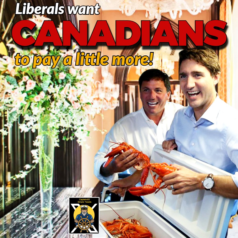 Lobsters and 6000$ a night hotels, and we keep paying!