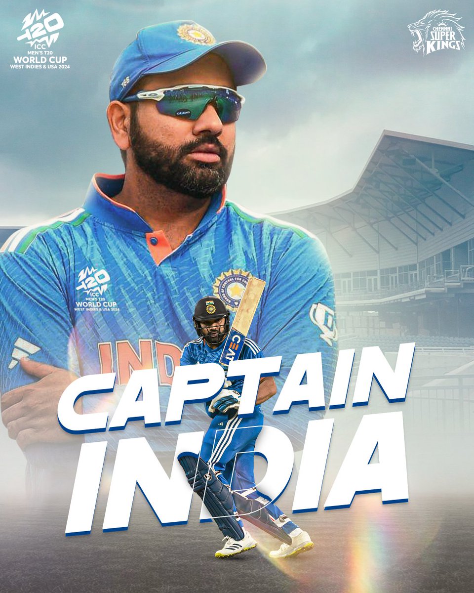 CSK's poster for Indian Captain Rohit Sharma. 🇮🇳⭐