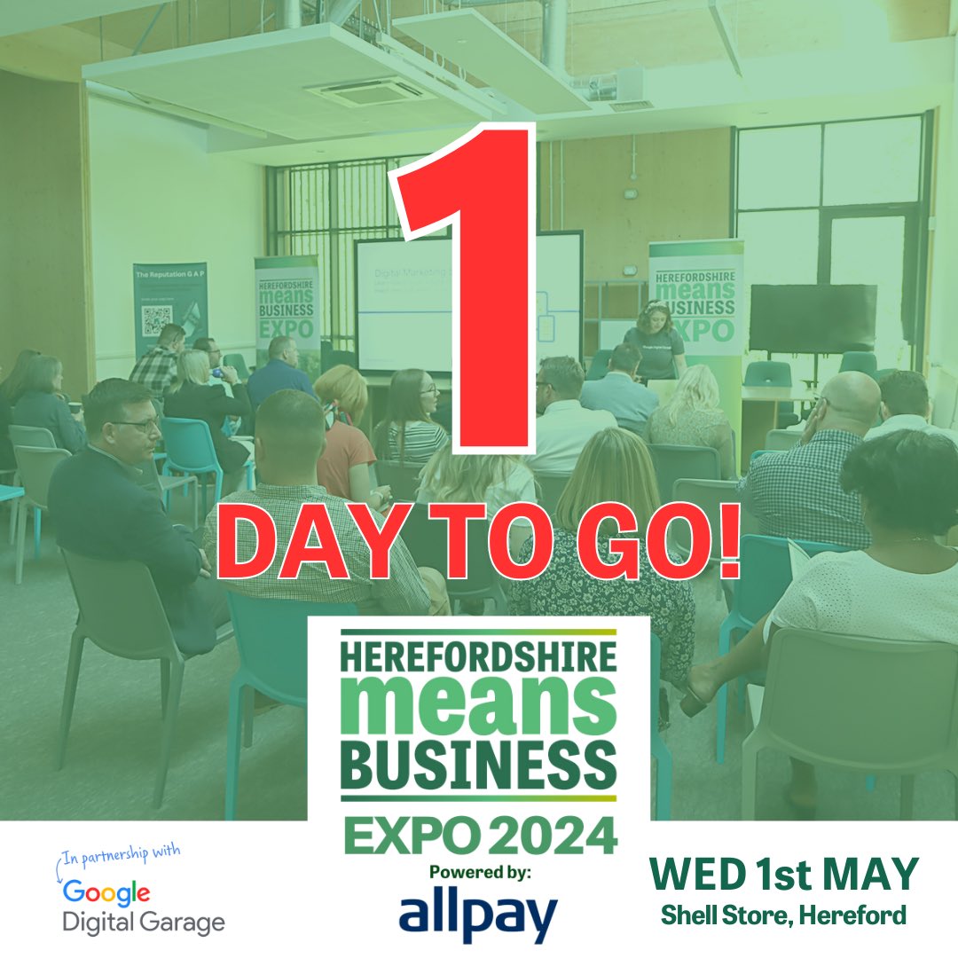 EXCITEMENT LEVELS 📈

Who’s joining us at the @shellstoreheref tomorrow? 💚

#hmbiz #hereford #herefordshire #businessexpo