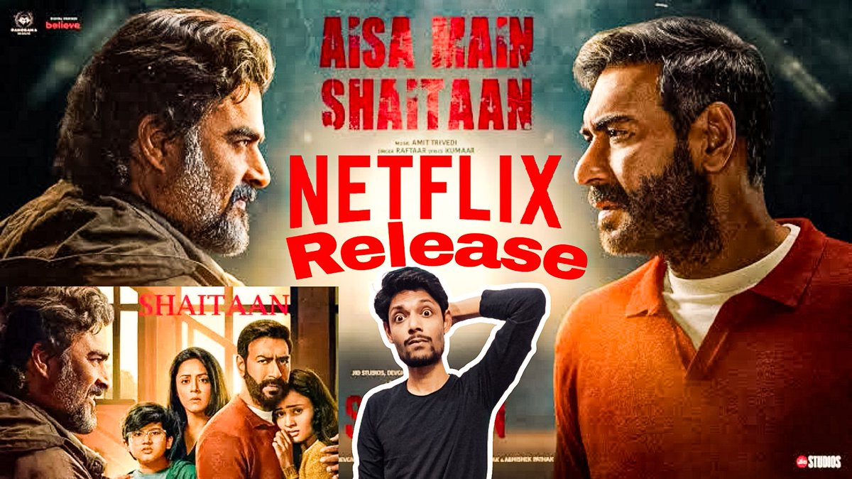 youtu.be/HAo6xOFsrTg
Click 👆 & get all Updateds releted 
All Movies, #saitaan #ajaydevgan #horrer #rmadhavan #POST #movies #Netflix #netflixindia #news #updates #review #reaction #x #POST