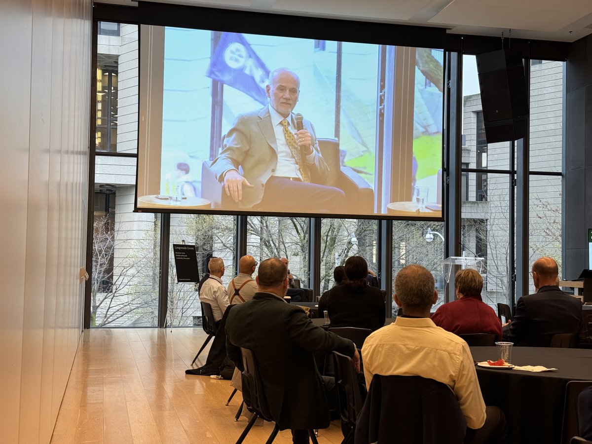 President & CEO of @Extendicare, @DrGuerriere, & Brian Golden, Sandra Rotman Chair discuss the #OntarioHealthcare landscape. #LongwoodsBreakfastSeries @ontarionurses @extendicare @SandraRotmanCtr longwoods.com/events