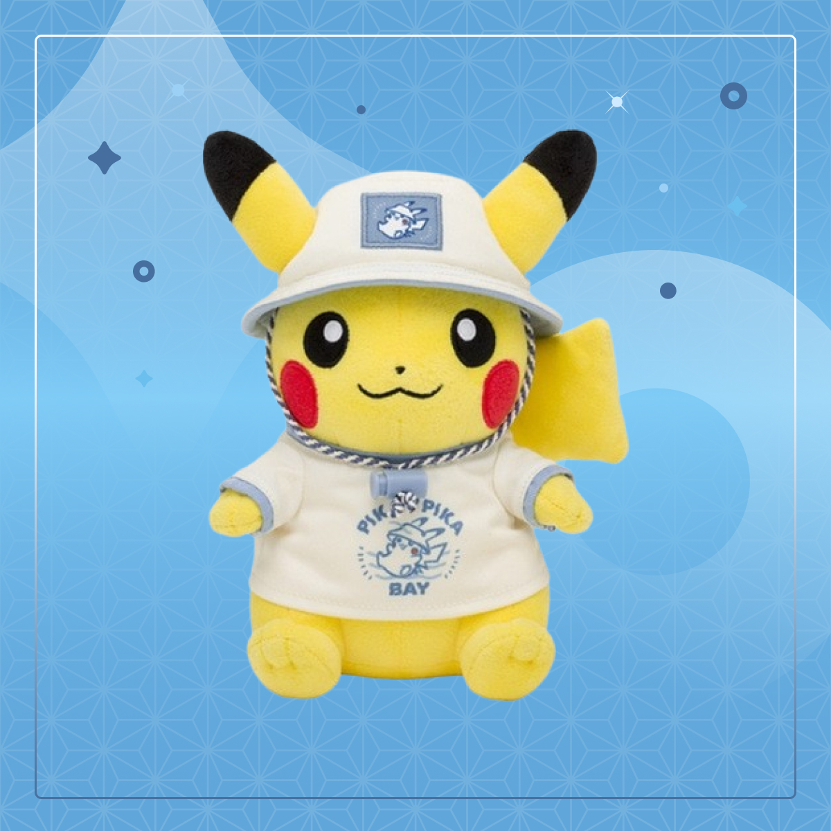 Alerte kawaii ! Une nouvelle peluche Pikachu est disponible ⚡ Avec son petit t-shirt Tokyo Bay et son chapeau d'été, elle est parfaite pour tous les fans de Pikachu et collectionneurs de peluches ! 🤩 #PokemonCenter #Pikachu  C'est par ici ⬇️ i.mtr.cool/klqjmnmokk