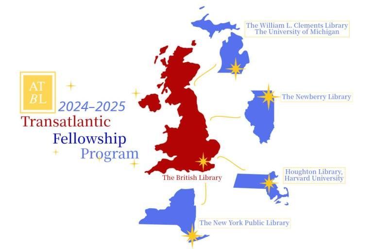 Welcome to the 2024-2025 ATBL Transatlantic Fellows! We are honored to have each of these scholars join our ranks. Congratulations! buff.ly/4aXg51C @newberrylibrary @clementslibrary @houghtonlib <a href="/nypl/">NY Public Library</a> <a href="/britishlibrary/">British Library</a> @academicchatter #academictwitter @bk_ref_services