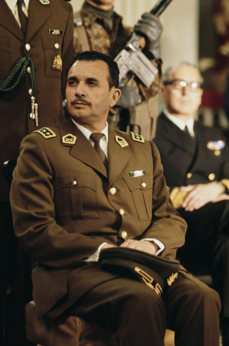 César Mendoza Durán, general director de Carabineros y miembro de la Honorable Junta de Gobierno, en el tedeum de Fiestas Patrias el 18 de septiembre de 1973.