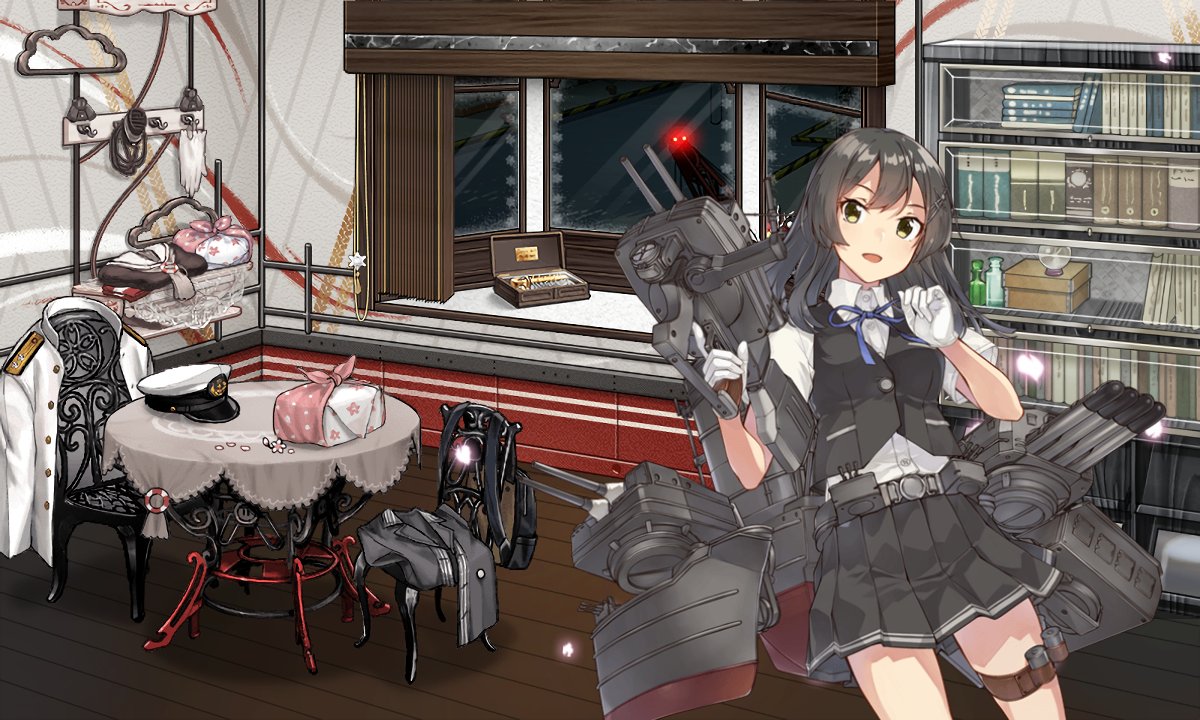 改めて4月作戦お疲れさまでした・。・ｂ
0時まで親潮旗艦で待機しとかないと
#艦これ