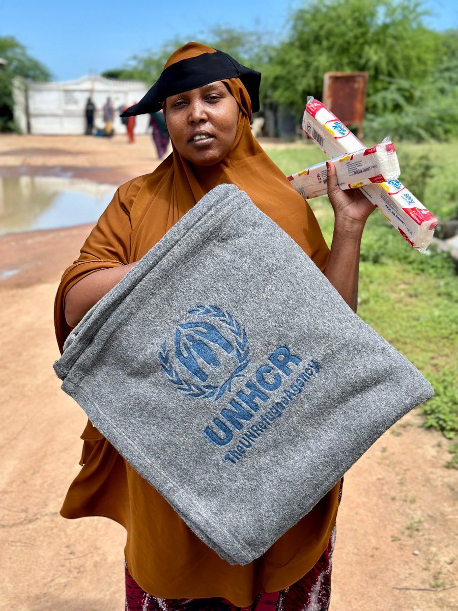 Some 20,000 refugees are displaced from their homes and shelters in the Dadaab refugee camps due to flooding. 

UNHCR and partners are distributing blankets, sleeping mats, mosquito nets, dignity kits, water purifiers, jerrycans, soap &amp; kitchen sets to those most in need.